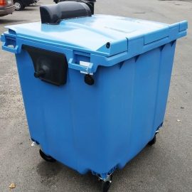 Евроконтейнер пластиковый для сбора бумаги, 1100 л - eurocontainer.com.ua - 13