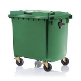 Евроконтейнер пластиковий, з пласкою кришкою Weber - 1100 л - eurocontainer.com.ua - 74