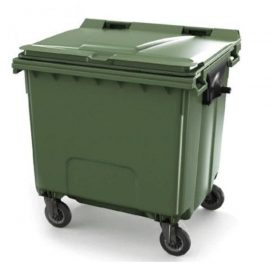 Евроконтейнер пластиковый, с плоской крышкой, Contenur - 1100 л - eurocontainer.com.ua - 95